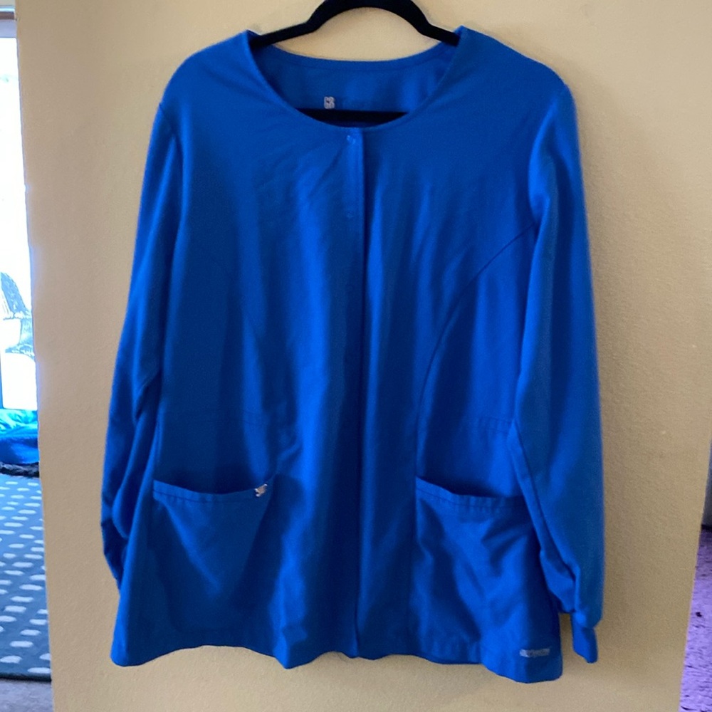 Royal Blue Scrub Jacket